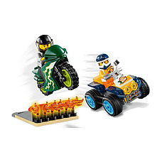 Конструктор ЛЕГО Город Turbo Wheels Команда каскадёров 60255 LEGO City, фото 2