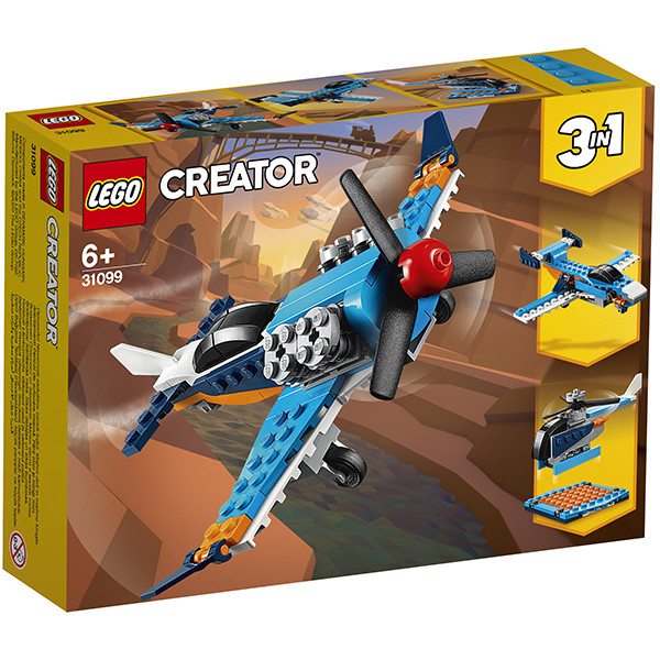 LEGO LEGO Creator Конструктор ЛЕГО Криэйтор Винтовой самолёт 31099 - фото 3 - id-p115907145