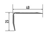 Порог-уголок 40-25мм Дуб ваниль 90см (без отверстий), фото 2