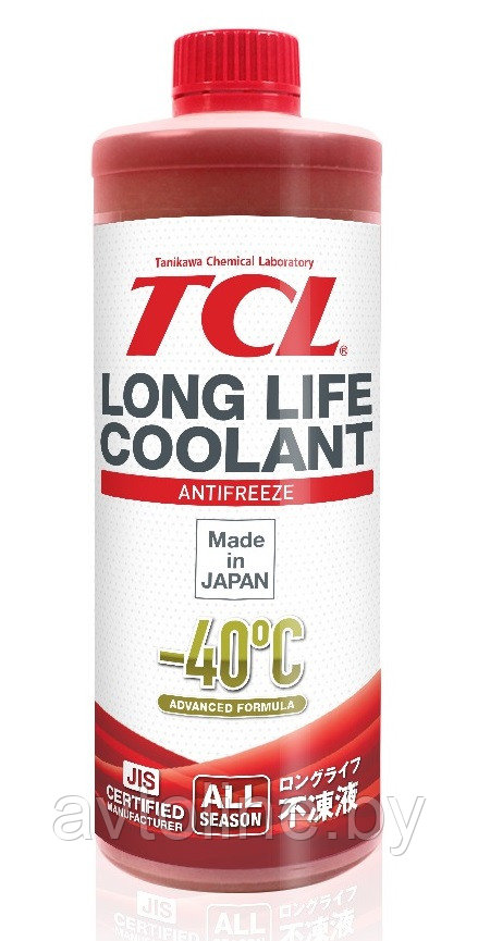 Антифриз готовый TCL Long Life Coolant красный -40°C 1л