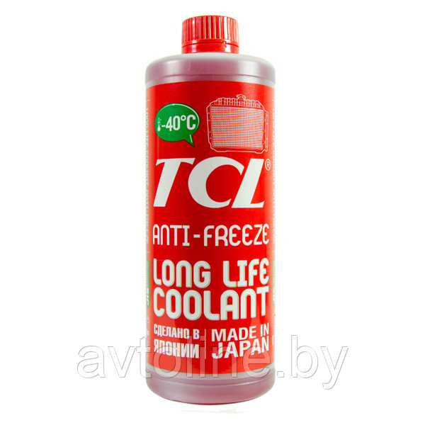 Антифриз готовый TCL Long Life Coolant красный -40°C 1л - фото 2 - id-p95484012