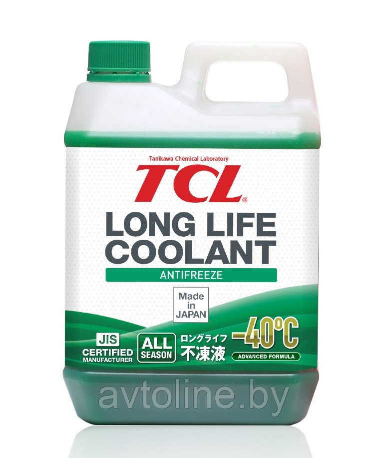 Антифриз готовый TCL Long Life Coolant зеленый -40°C 2л - фото 1 - id-p95484010