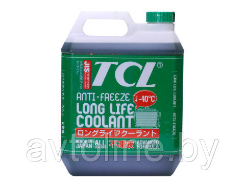 Антифриз готовый TCL Long Life Coolant зеленый -40°C 4л - фото 2 - id-p95484009