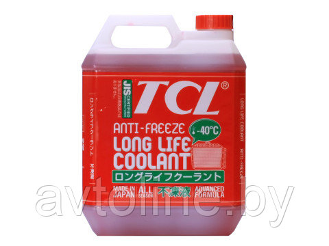 Антифриз готовый TCL Long Life Coolant красный -40°C 4л - фото 2 - id-p95484008