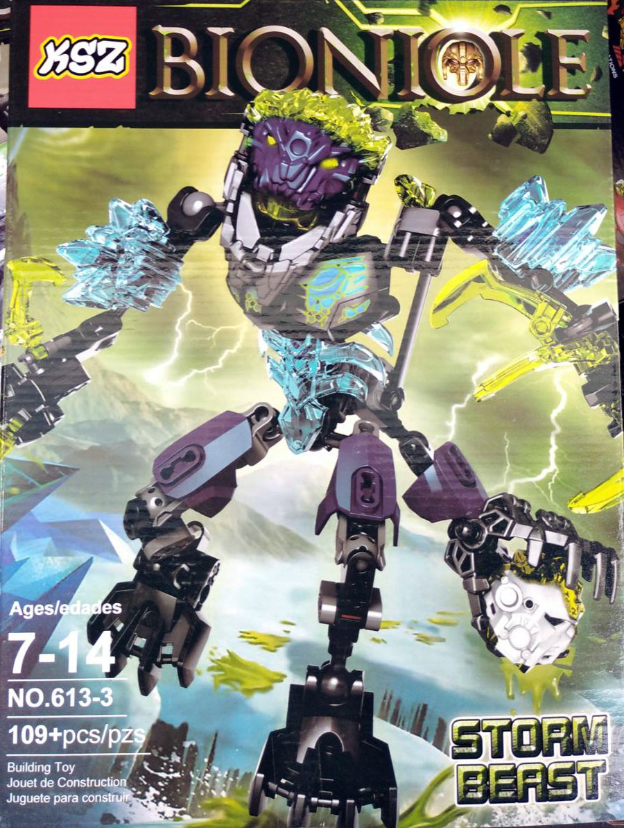 Конструктор Грозовой Монстр Bionicle, 613-3 аналог Лего (LEGO) Бионикл 71314 - фото 1 - id-p115918513