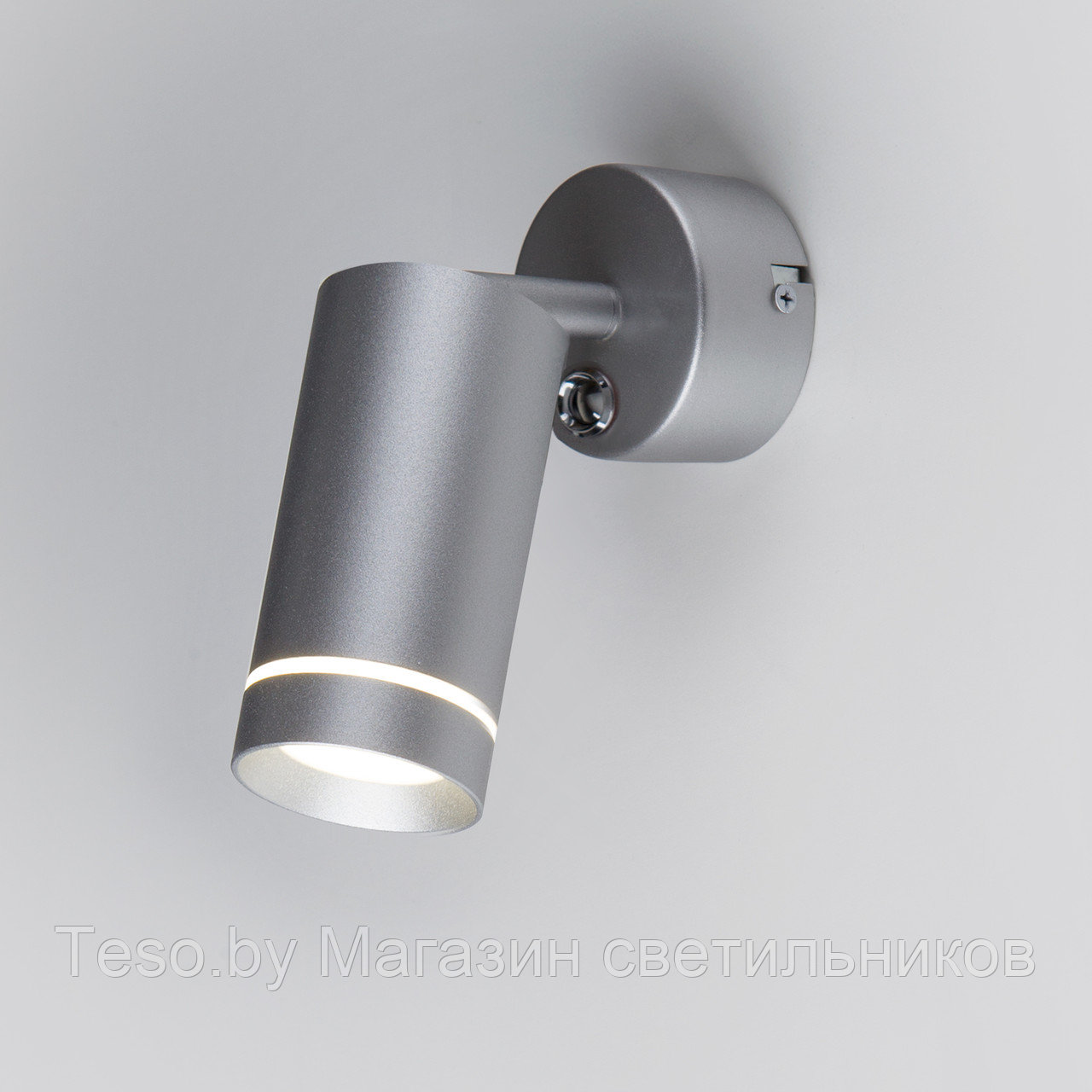 Настенный светодиодный светильник с поворотным плафоном Glory SW LED серебро (MRL LED 1005) 