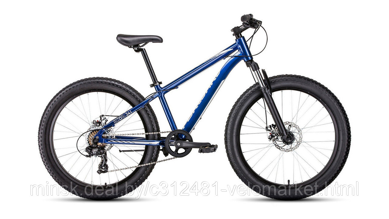 Велосипед Fatbike(Фэтбайк) Forward Bizon Mini 24 (2020) - фото 2 - id-p95116136
