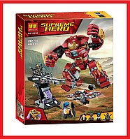 10832 Конструктор Bela "Война бесконечности: Бой Халкбастера", аналог Lego Super Heroes 76104, 397 деталей