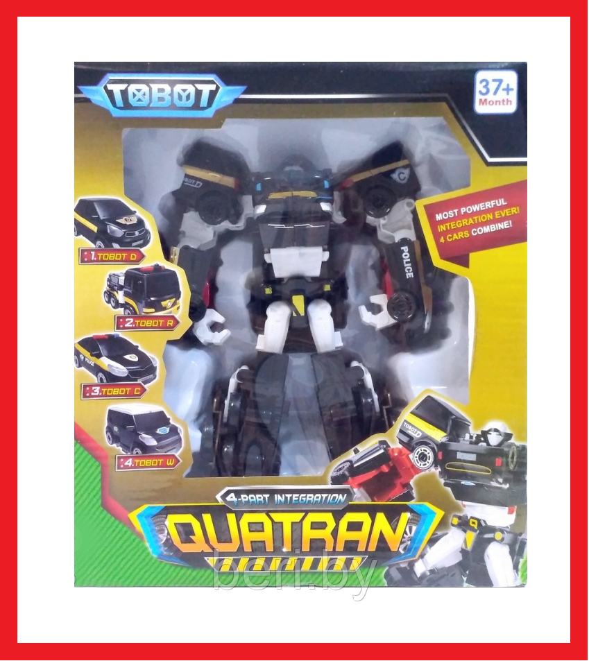 519 Робот-трансформер "Тобот Кватран 5 в 1 TOBOT QUATRAN, 22 см