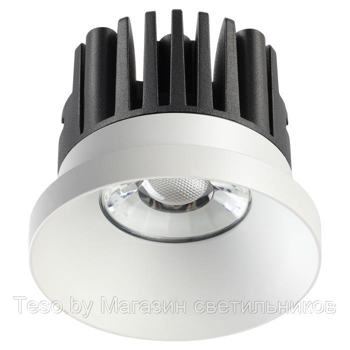 357585 SPOT NT18 107 белый Встраиваемый светильник IP44 LED 3000K 10W 100-265V METIS