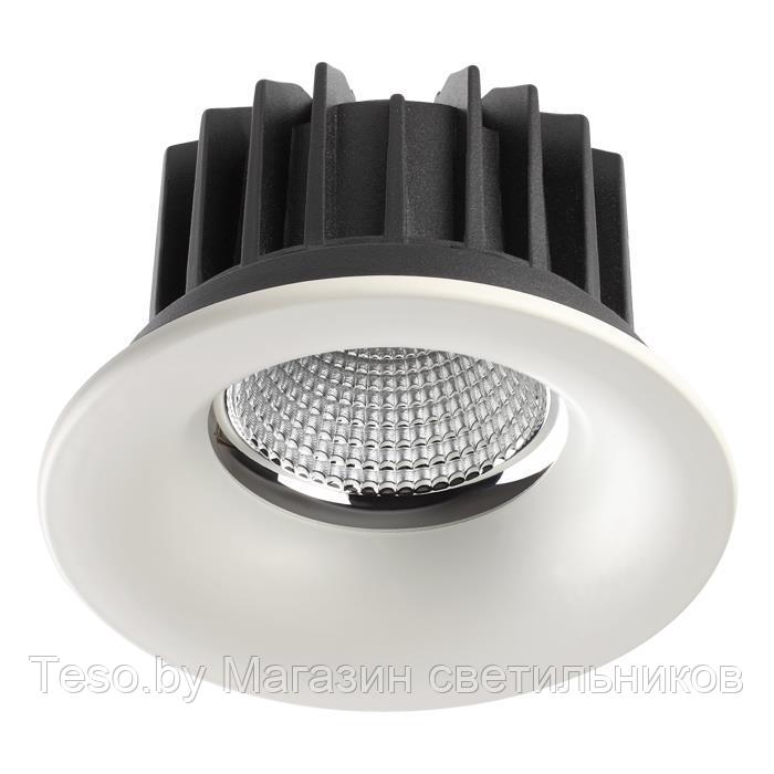 357603 SPOT NT18 108 белый Встраиваемый светильник IP44 LED 3000K 20W 100-265V DRUM