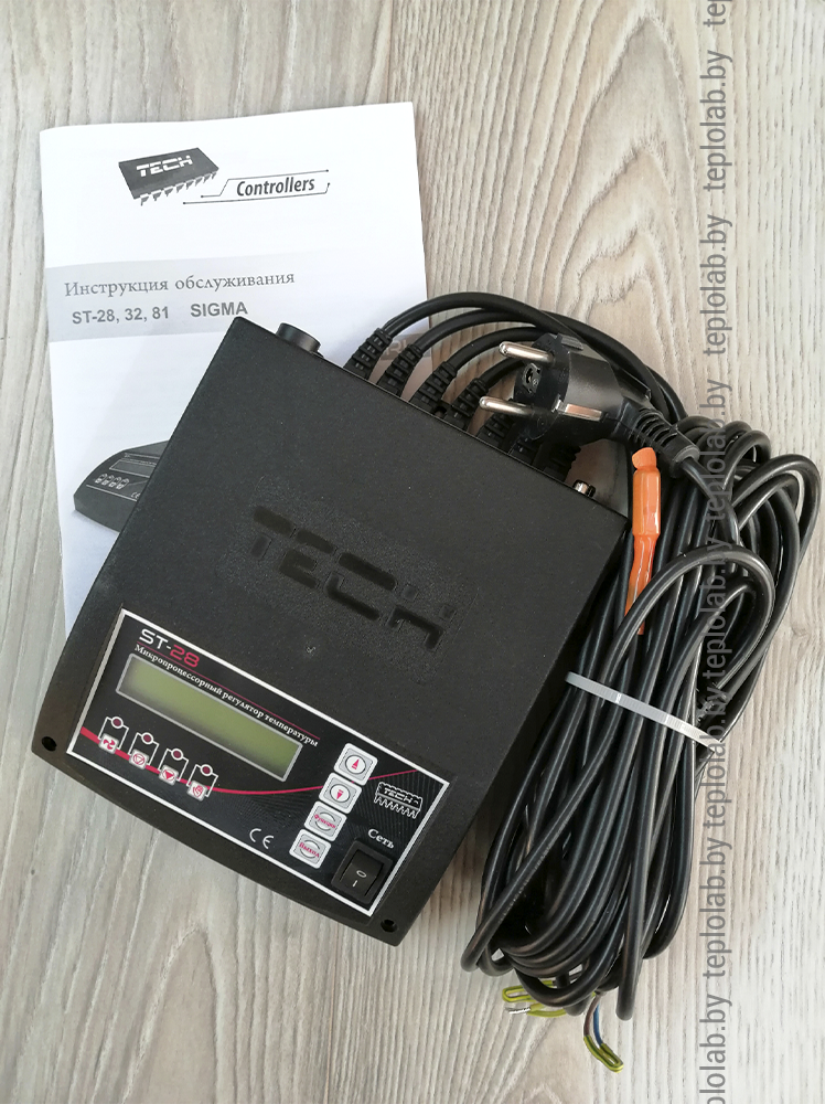 Tech ST-28 Sigma контроллер для твердотопливного котла - фото 2 - id-p112844401