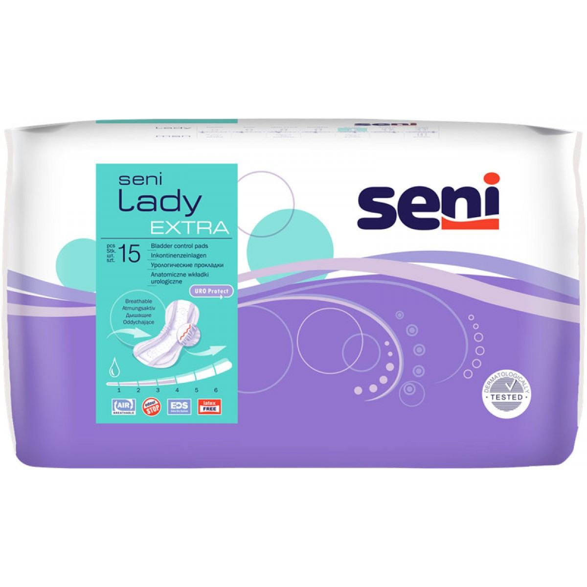 Урологические прокладки для женщин Seni Lady Extra, 15 шт.