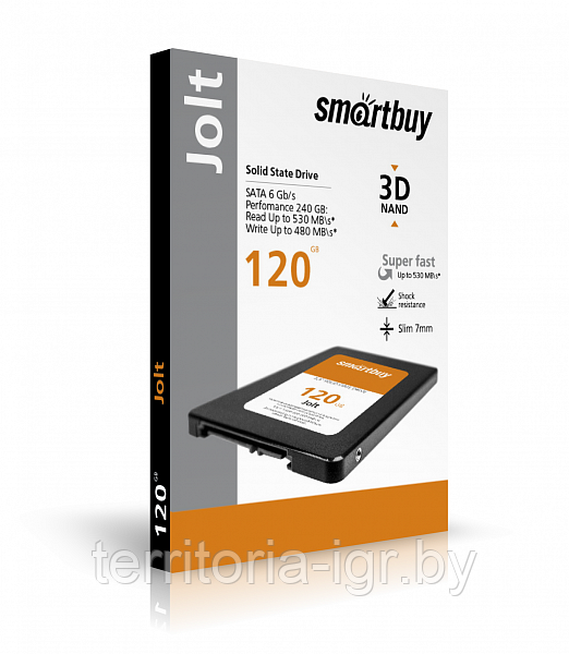 SSD Внутренний жесткий диск 2.5 SB120GB-JLT-25SAT3 SATA 3.0 120 Гб Smartbuy