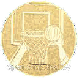 Эмблема для медали баскетбол 25mm D2, медали, наградная продукция, эмблема, эмблема для медали - фото 1 - id-p103991832