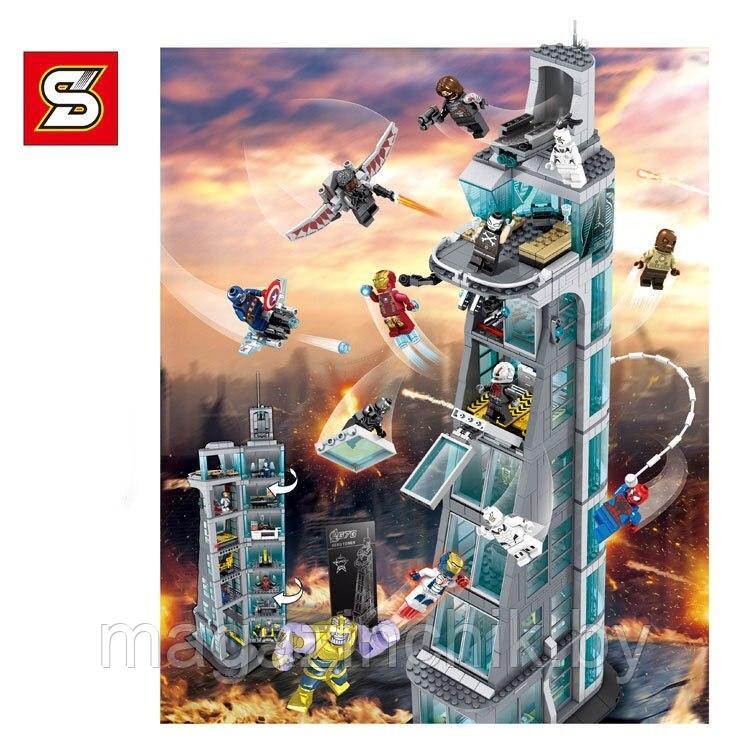Конструктор Нападение на Башню Мстителей 1209 дет, SH678, аналог Лего (LEGO) 76038 - фото 4 - id-p115970700