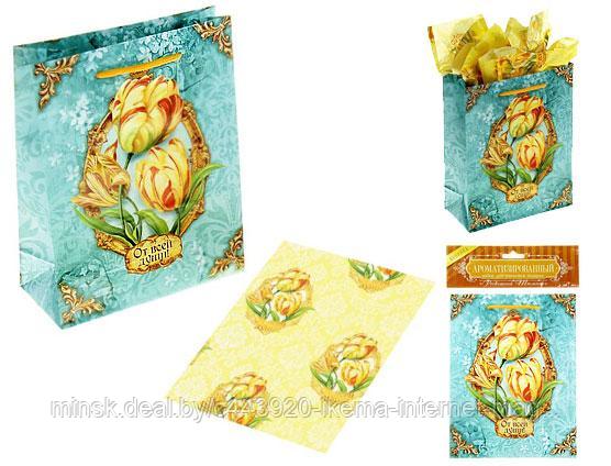 Набор для упаковки подарка"Роскошный тюльпан", 18 х23 см 865753 ароматиз., фото 2