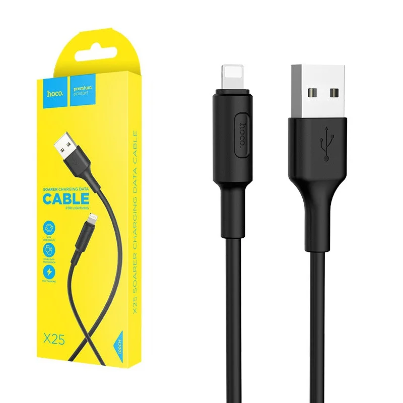 USB кабель HOCO X25 Soarer Charging Data Cable For Micro - фото 4 - id-p115973936