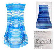 Ваза пластиковая складная "Полоска", цвет голубой 1255152, фото 2