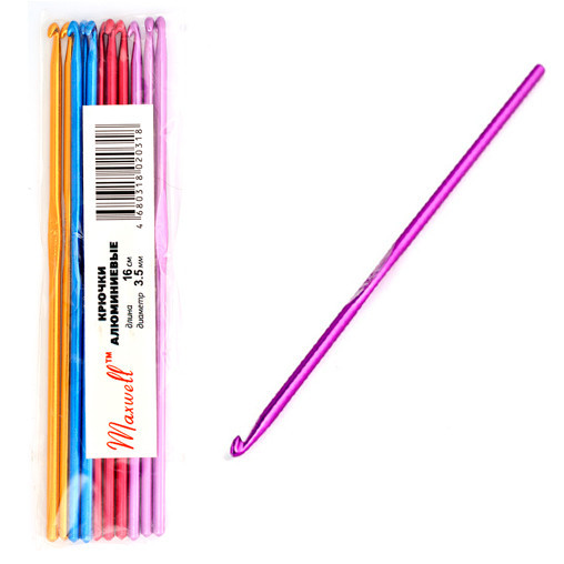 Крючок для вязания 3 мм без ручки - фото 1 - id-p115976125