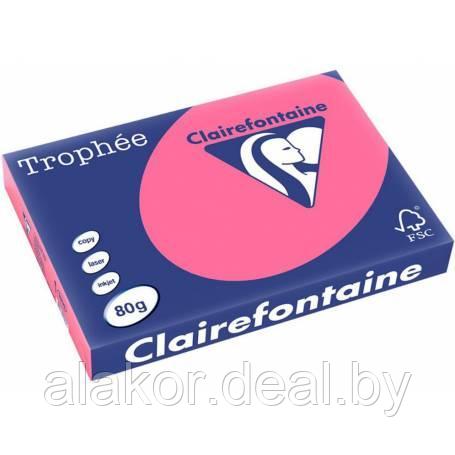 Бумага цветная "Trophée", А4, 80г/м2, 500л., интенсив, ярко-розовый - фото 1 - id-p115976188