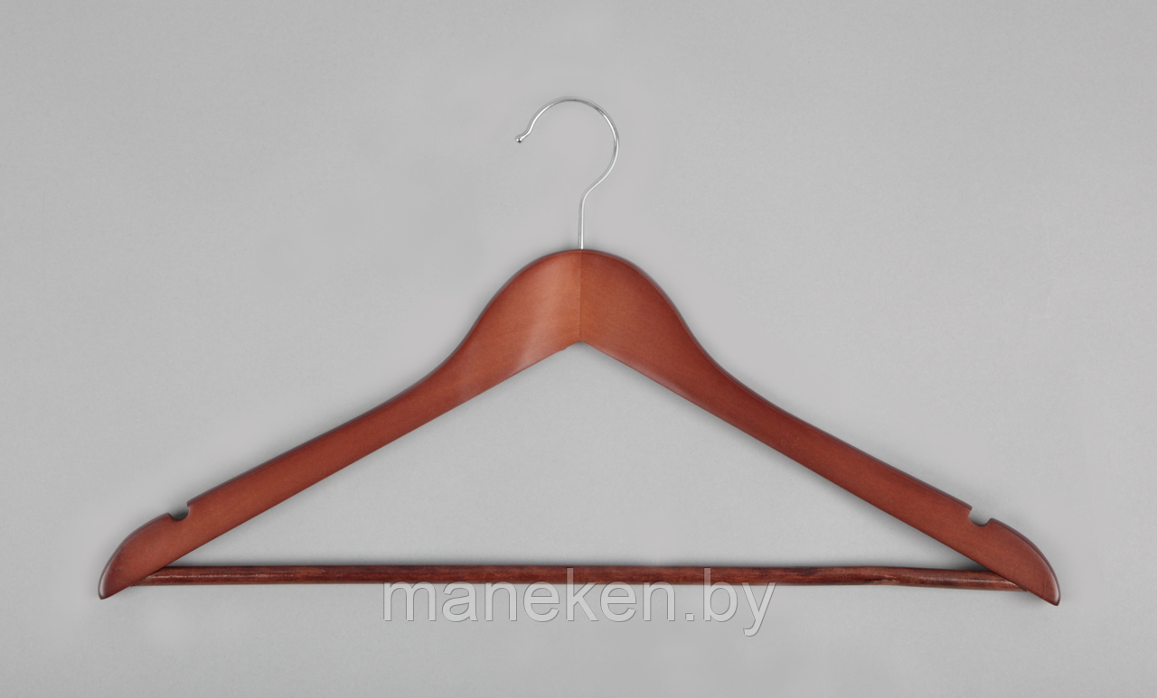 Вешалка(плечики) для одежды деревянная C30N(красн) - фото 1 - id-p115976854