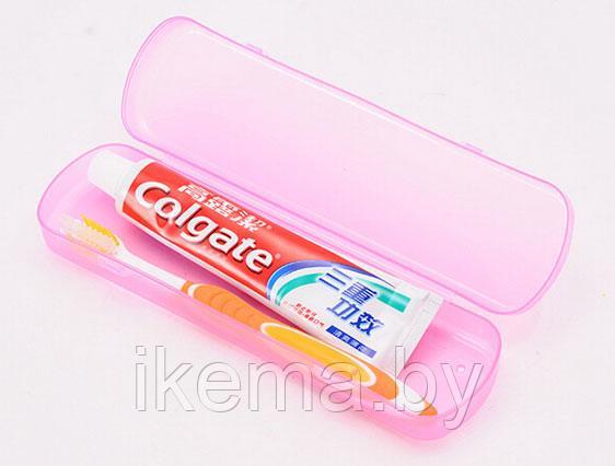 Футляр для зубной щетки и пасты 21 см. (разные цвета) JSD-07 - фото 3 - id-p115969955