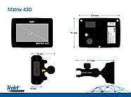 Навигатор (Matrix 430, патч-антенна, подключение к аккумулятору), фото 2