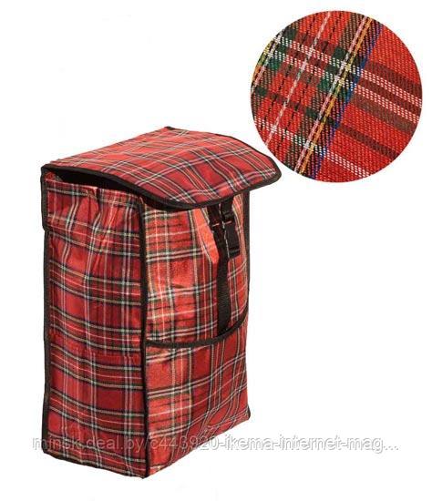 Хозяйственная сумка для тележки 1610, (44*30*17 cм.) цвет №1 красный - фото 1 - id-p115970311