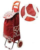 Хозяйственная сумка-тележка (1301-B) цвет №2 красный