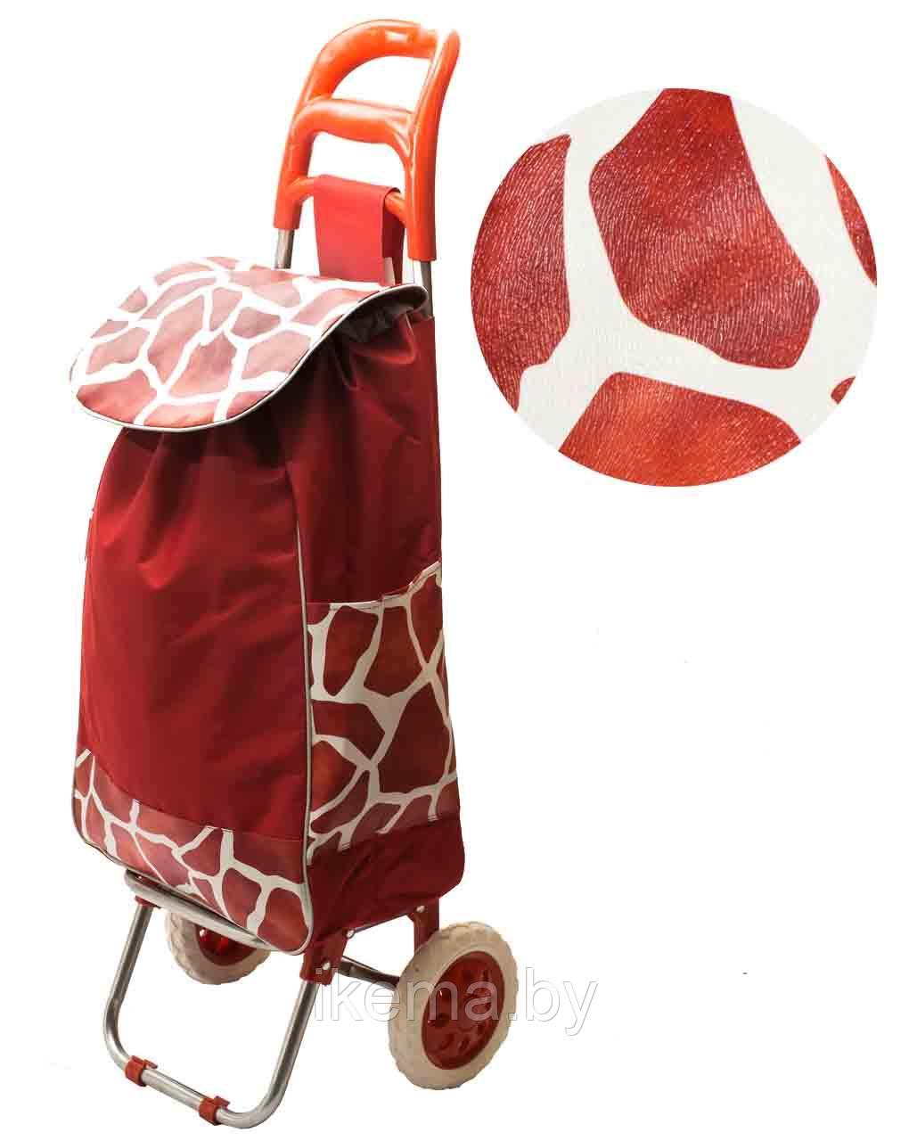 Хозяйственная сумка-тележка (1301-B) цвет №2 красный - фото 1 - id-p115970319