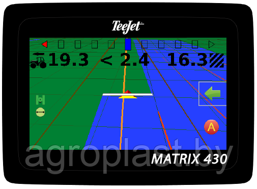 Навигатор (Matrix 430, патч-антенна, подключение к аккумулятору)