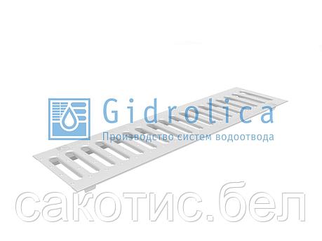 Решетка водоприемная Gidrolica Standart РВ -10.13,6.50 - штампованная стальная оцинкованная, кл. А15, фото 2