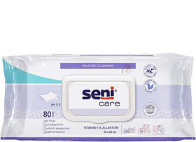 Салфетки влажные Seni Care, 80 шт.