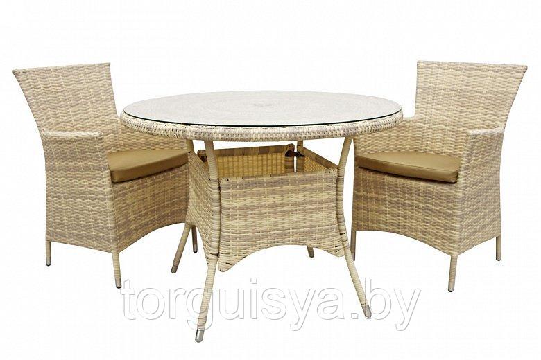 Комплект садовой мебели из ротанга Garden4you WICKER (2 кресла) - фото 1 - id-p116008345
