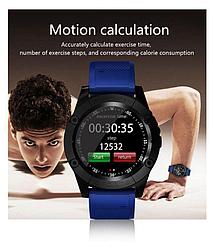 Умные часы Smart Watch blue SW98 + sim