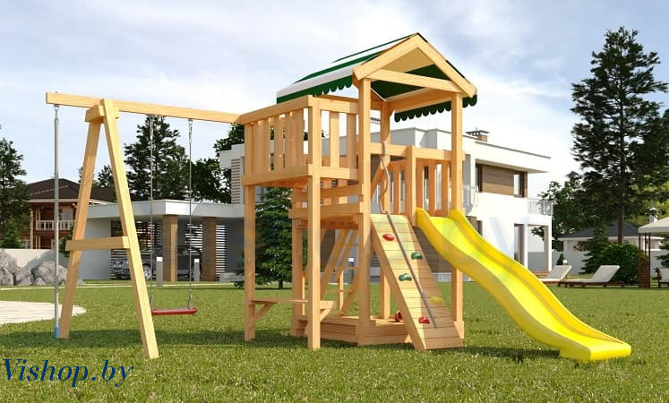 Детский спортивная площадка для дачи Савушка Мастер 1 - фото 1 - id-p116015736