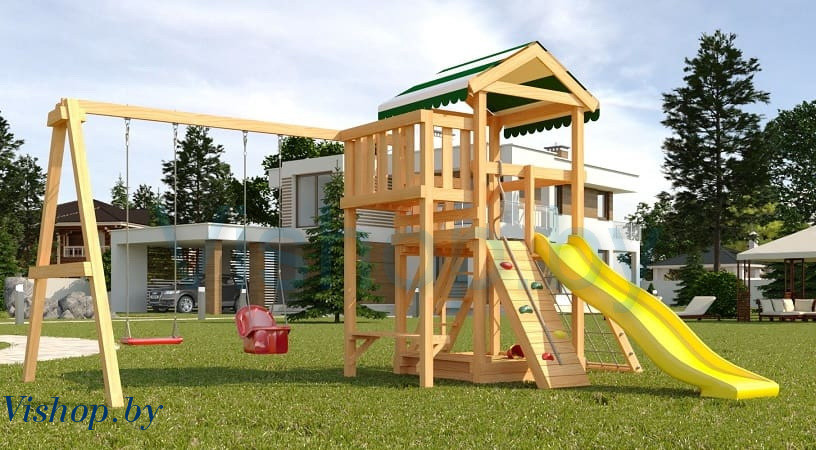 Детский спортивная площадка для дачи Савушка Мастер 2 - фото 1 - id-p116015737