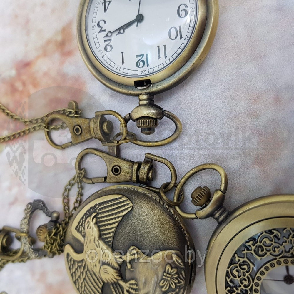 Карманные часы с цепочкой и карабином Символ - фото 5 - id-p116017845