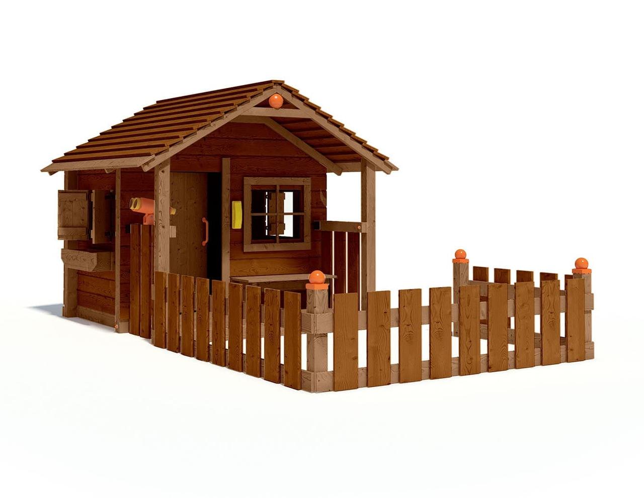 Игровой домик для детей (имитация бруса), фото 1