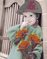 Схемы для вышивания бисером "Цветы маме".