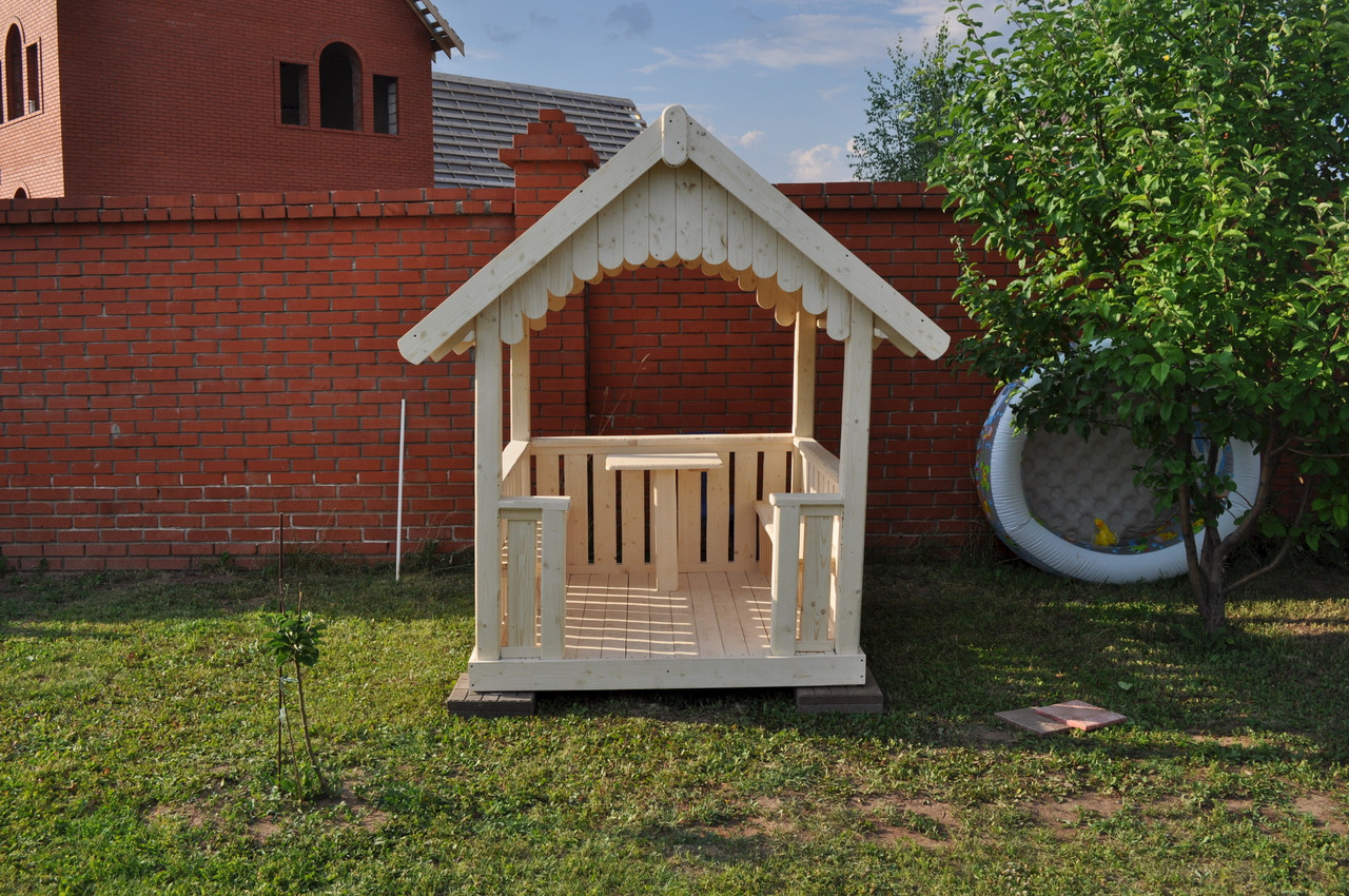 Игровой домик для детей из дерева - фото 1 - id-p116090082
