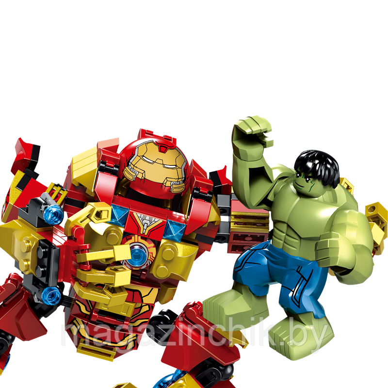 Конструктор Бой с Железным Человеком 2 в 1, PRCK 64051, аналог Лего Мстители - фото 8 - id-p116090104