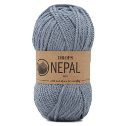Пряжа Дропс Непал Микс( Drops Nepal Mix ) цвет 8913 светло-голубой