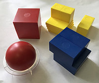 Набор для объемного представления дробей в виде кубов и шаров