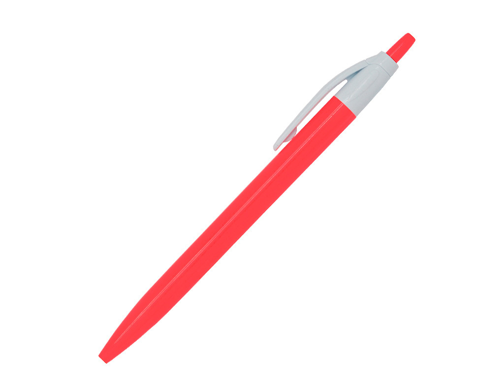 Ручка шариковая, Simple, пластик, красный/белый