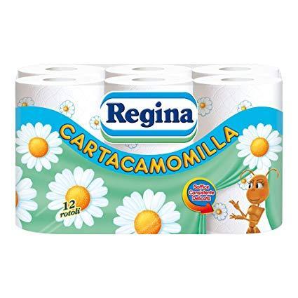 Туалетная бумага ароматизированная, с рисунком Regina Camomilla, 12 шт, фото 2