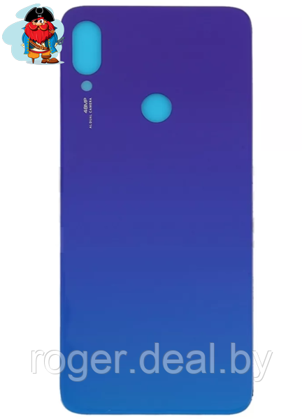 Задняя крышка для Xiaomi Redmi Note 7, Note 7 Pro цвет: синий - фото 1 - id-p105332788