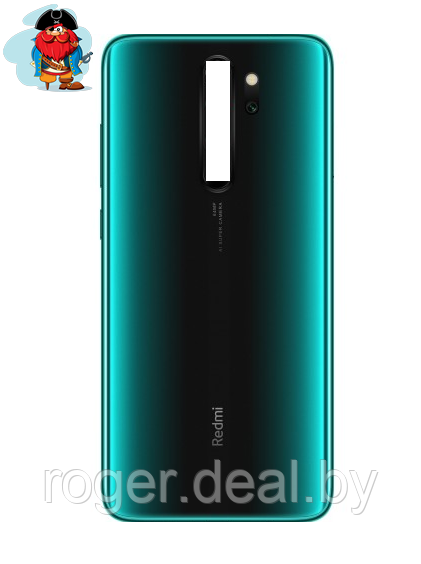 Задняя крышка (корпус) для Xiaomi Redmi Note 8 Pro, цвет: зеленый - фото 1 - id-p116112441