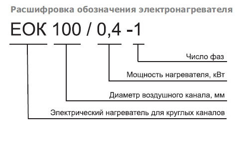 Электрический канальный нагреватель ЕОК 100-0,6-1-ф для круглых каналов - фото 4 - id-p6872043